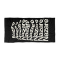 NAZARE WAVEY BEACH TOWEL in Black