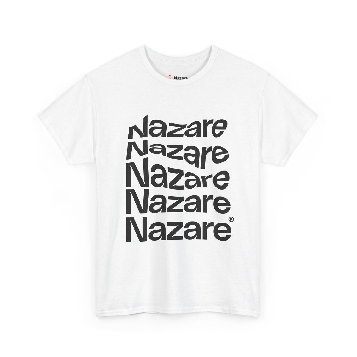 Nazare Repeating Text Graphic T-Shirt