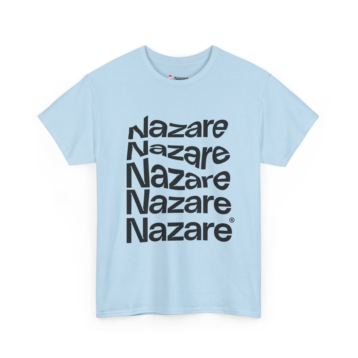 Nazare Repeating Text Graphic T-Shirt