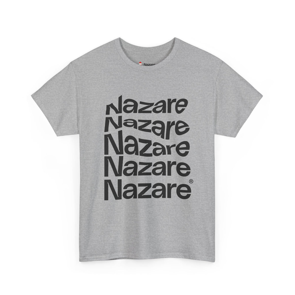 Nazare Repeating Text Graphic T-Shirt